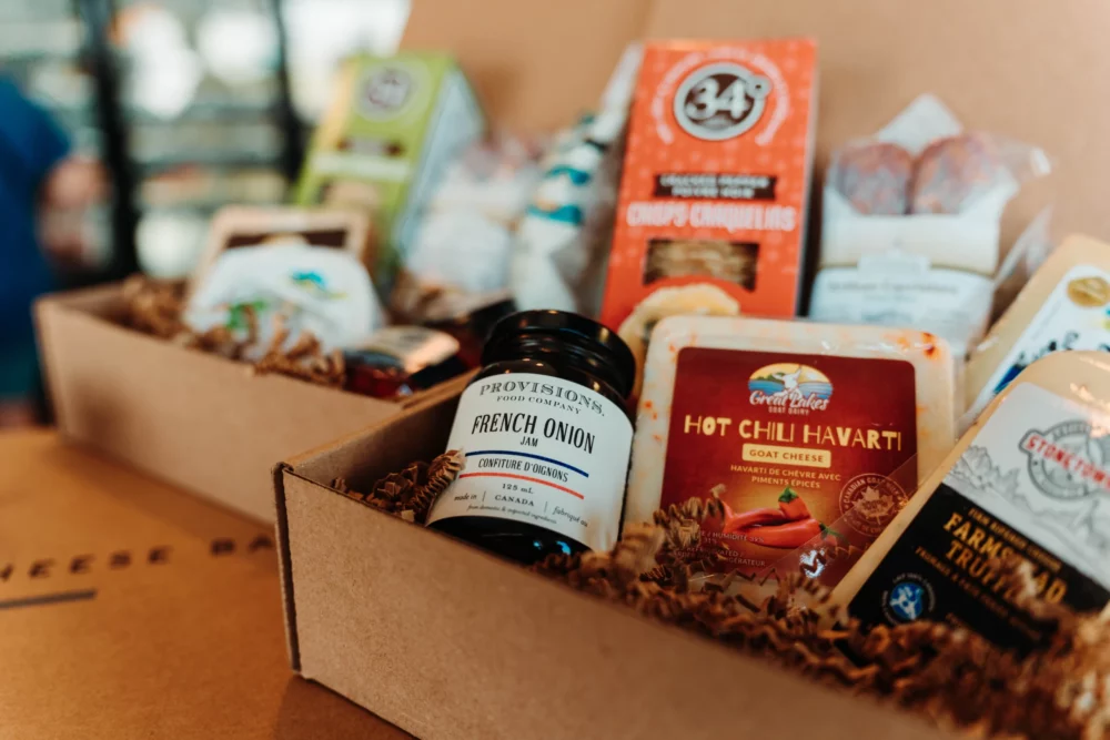 Cheese and Charcuterie Gift Box